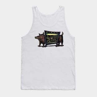 Dog in X-Rax Shows Things He's Eaten Tank Top